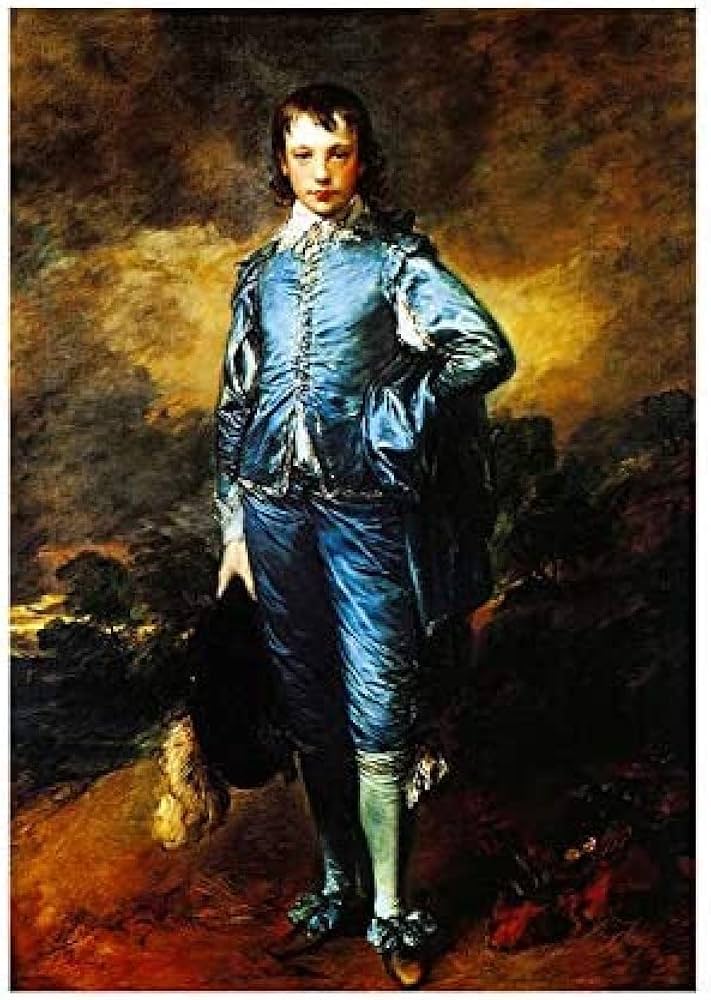Amazon.com: The Art Stop PAINTING PORTRAIT STUDY GAINSBOROUGH BLUE